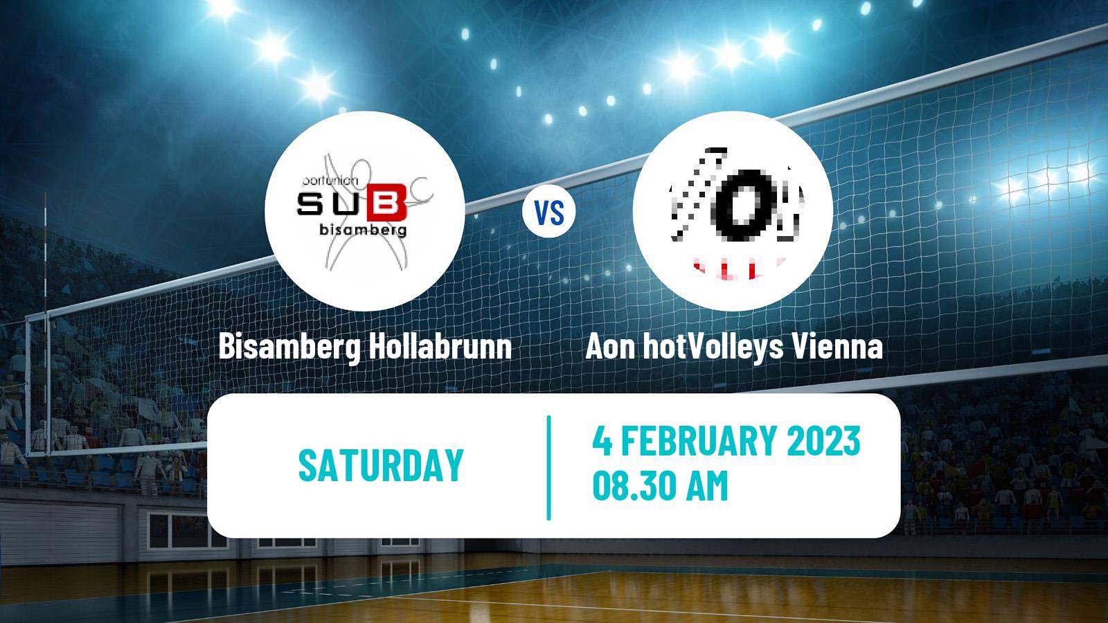 Volleyball Austrian 2 Bundesliga Volleyball Bisamberg Hollabrunn - Aon hotVolleys Vienna