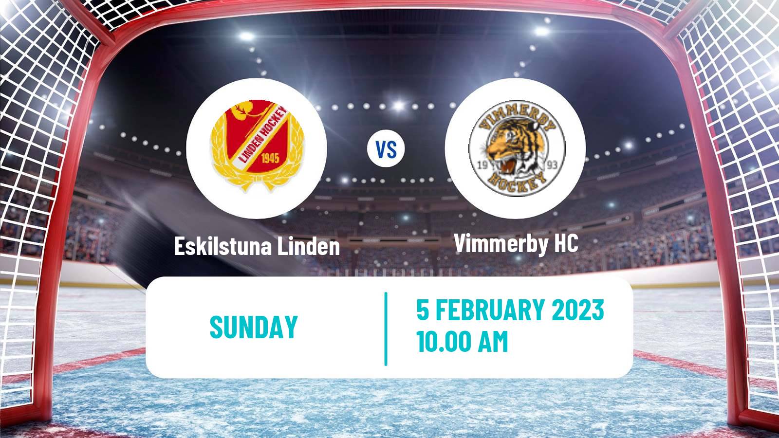 Hockey Swedish HockeyEttan Sodra Var Eskilstuna Linden - Vimmerby