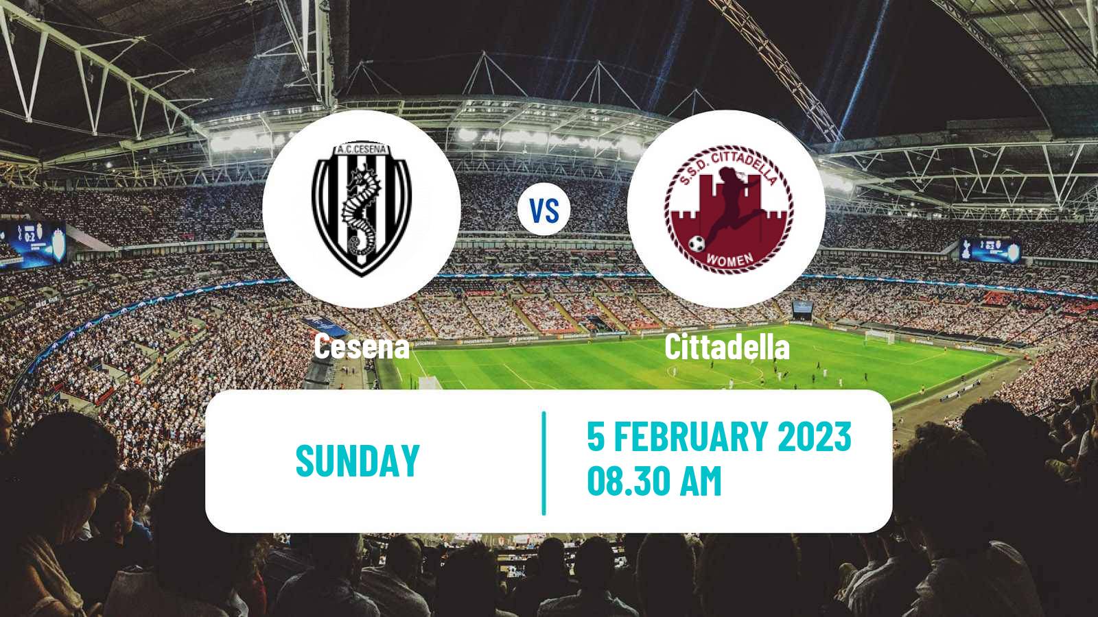 Soccer Italian Serie B Women Cesena - Cittadella