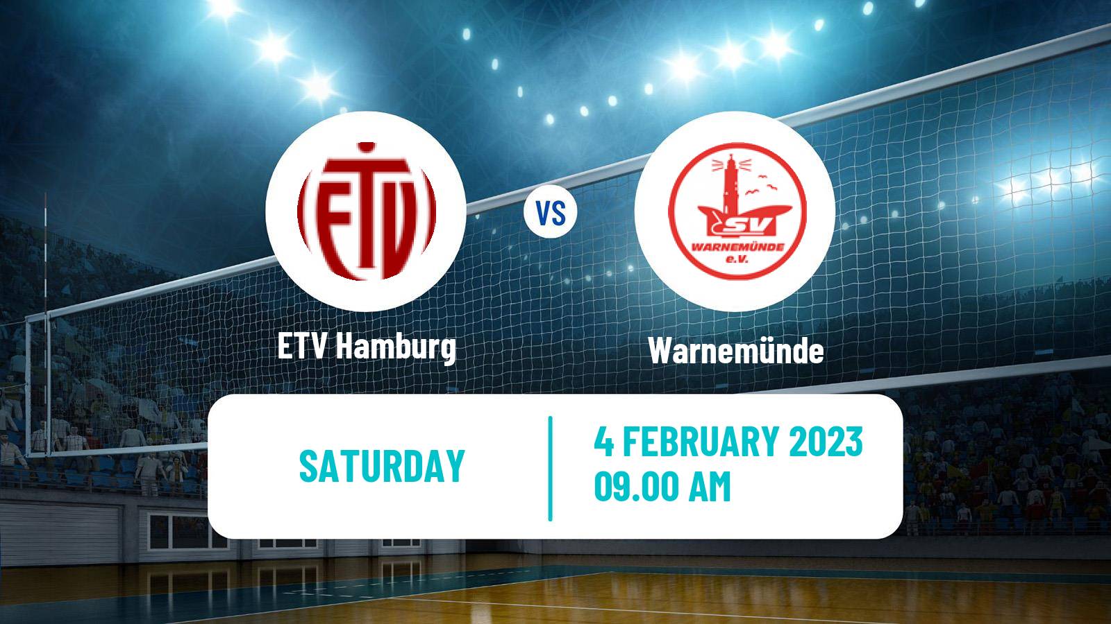 Volleyball German 2 Bundesliga North Volleyball ETV Hamburg - Warnemünde