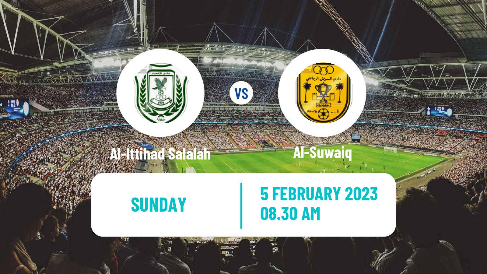 Soccer Omani League Al-Ittihad Salalah - Al-Suwaiq