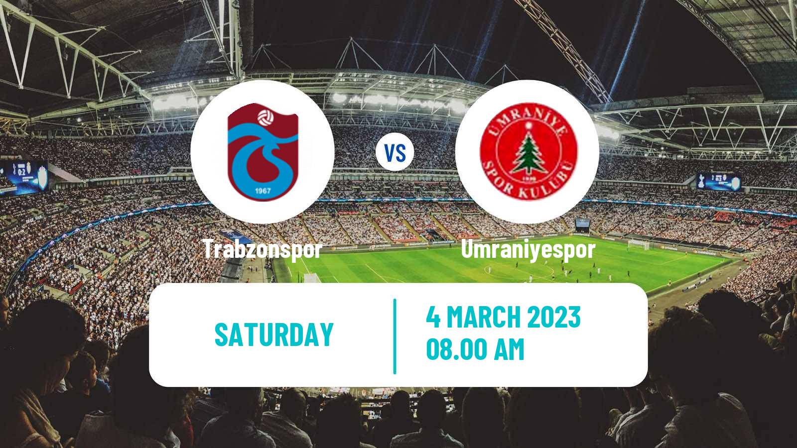 Soccer Turkish Super League Trabzonspor - Umraniyespor