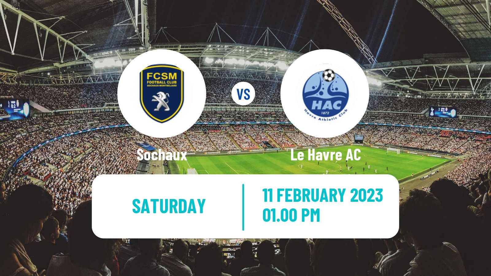 Soccer French Ligue 2 Sochaux - Le Havre