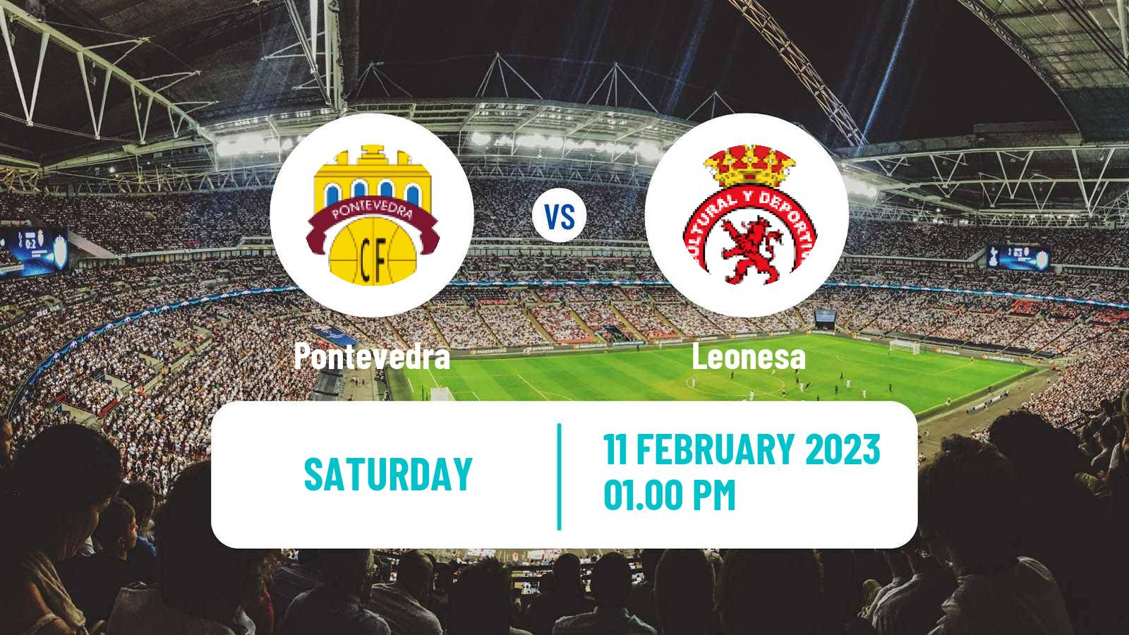 Soccer Spanish Primera RFEF Group 1 Pontevedra - Leonesa