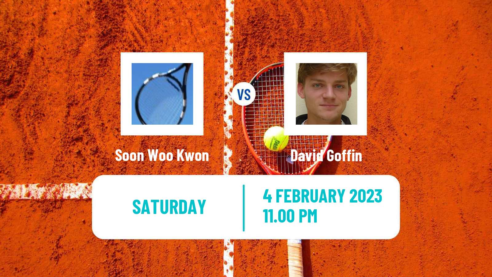 Tennis Davis Cup World Group Soon Woo Kwon - David Goffin