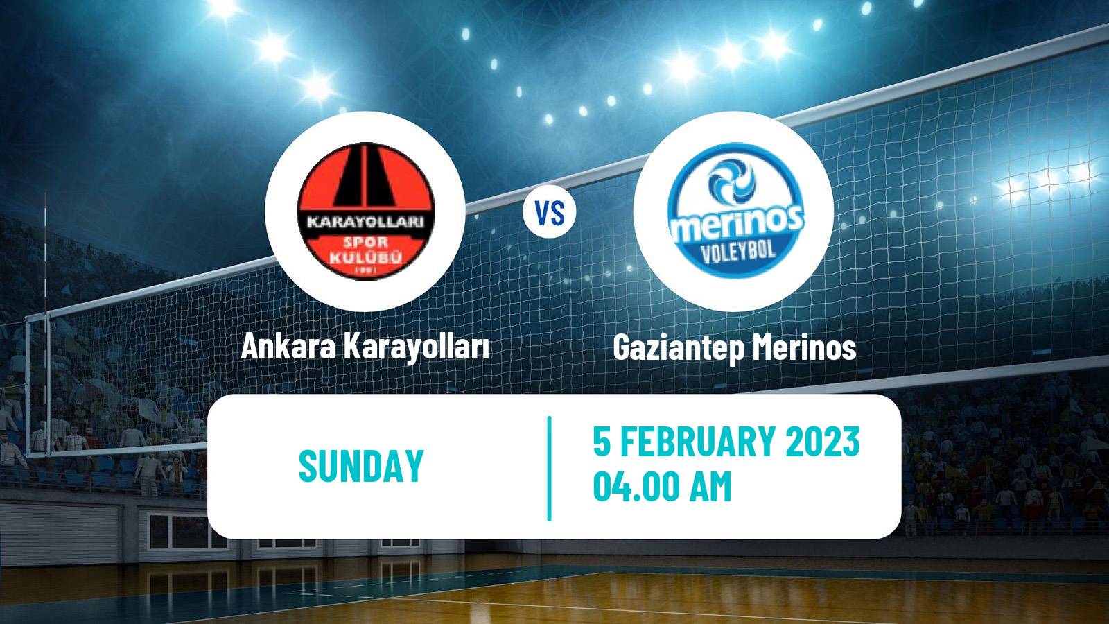 Volleyball Turkish 1 Ligi Volleyball Women Ankara Karayolları - Gaziantep Merinos