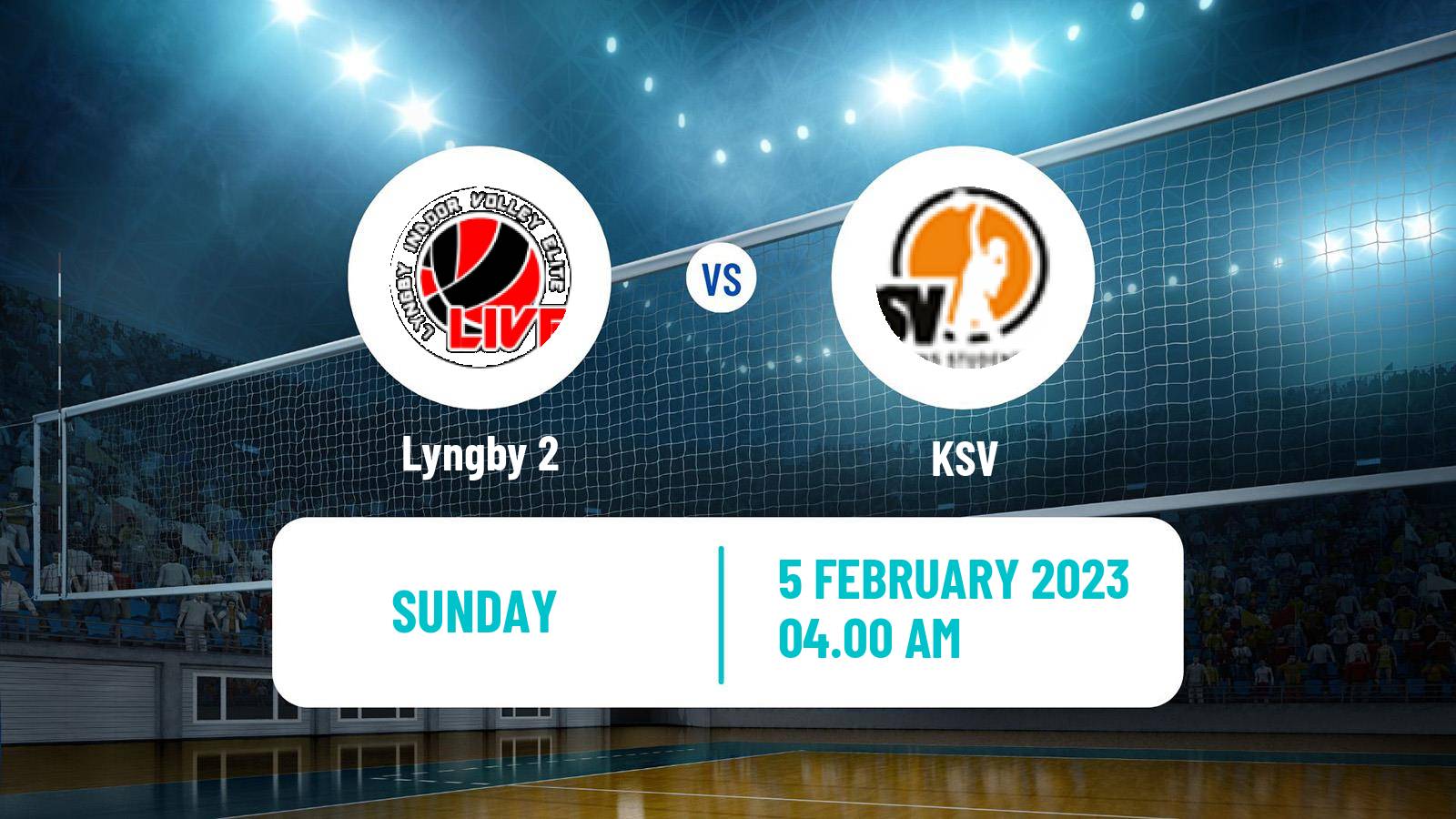 Volleyball Danish 1 Division East Volleyball Women Lyngby 2 - KSV