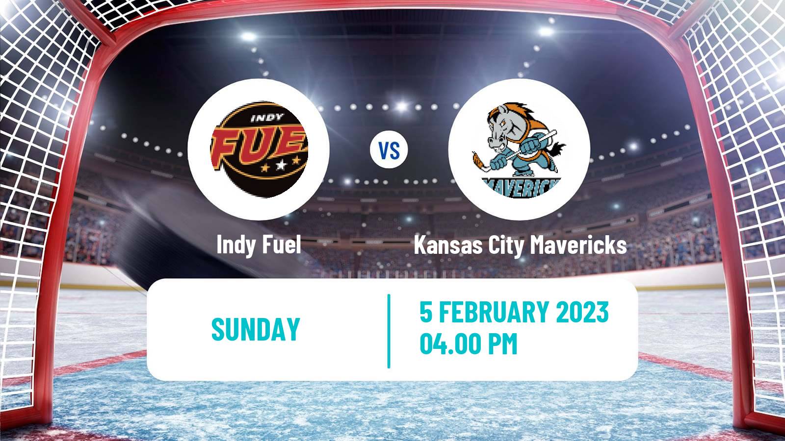 Hockey ECHL Indy Fuel - Kansas City Mavericks