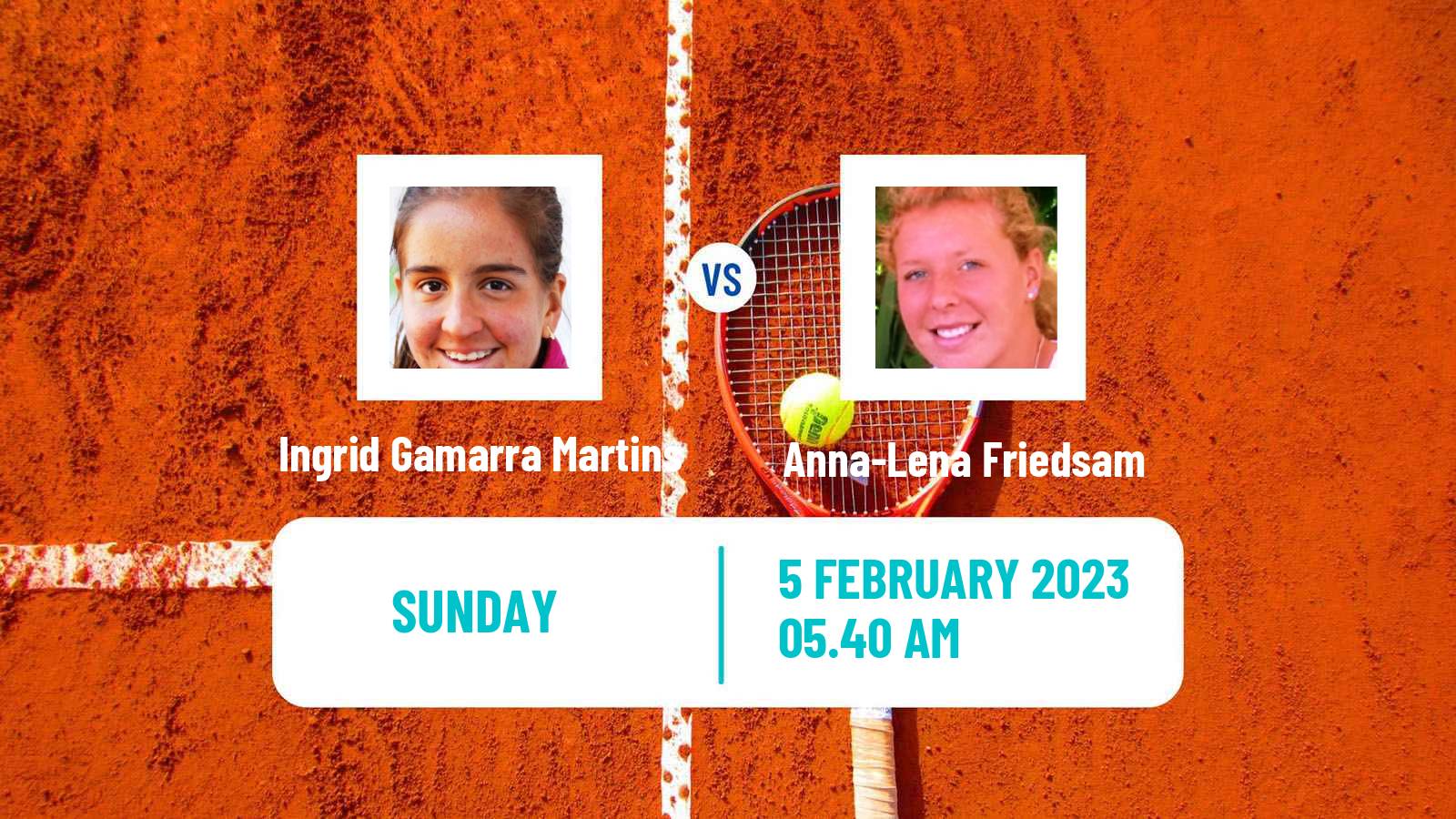 Tennis WTA Linz Ingrid Gamarra Martins - Anna-Lena Friedsam