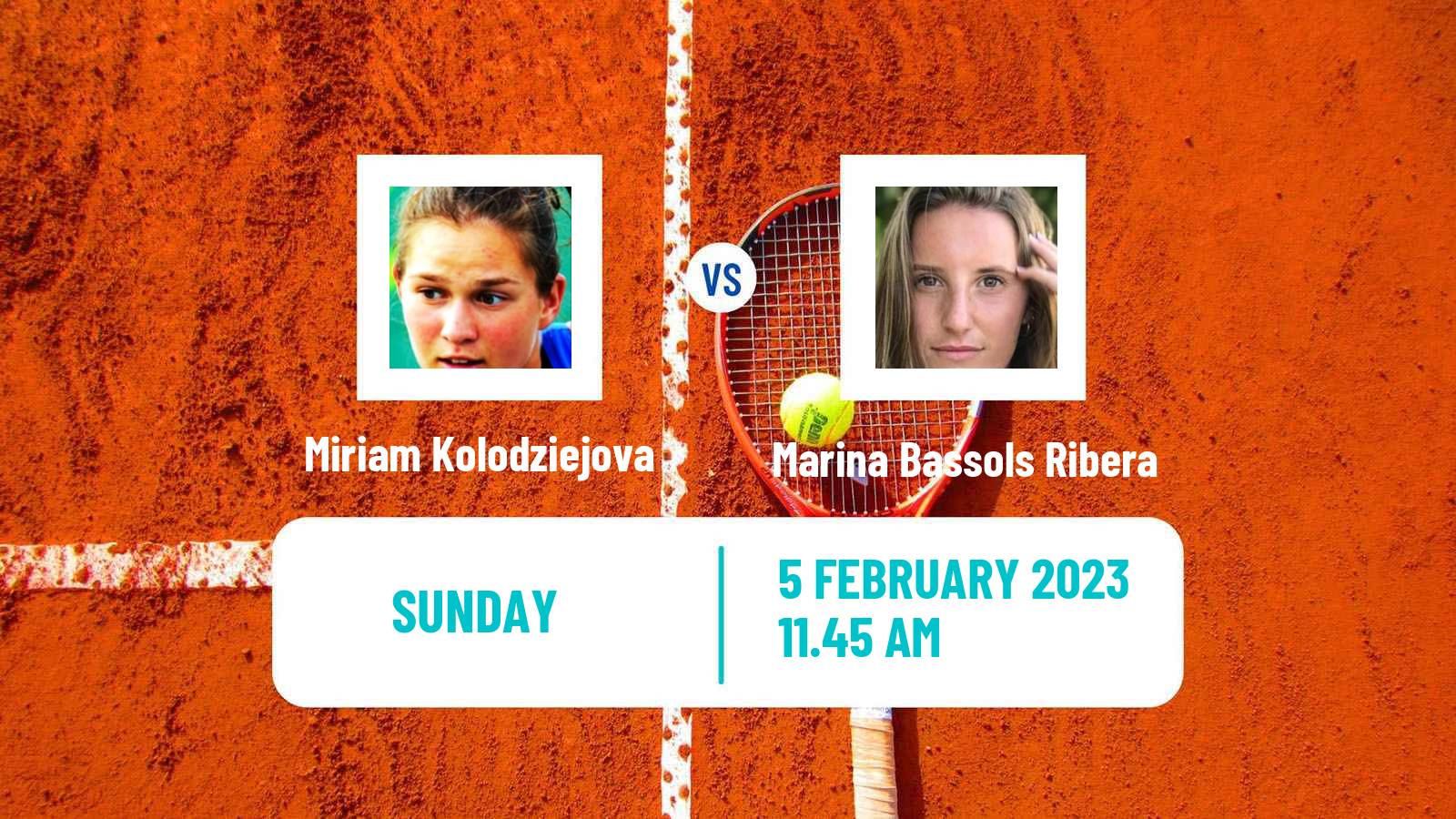 Tennis WTA Linz Miriam Kolodziejova - Marina Bassols Ribera
