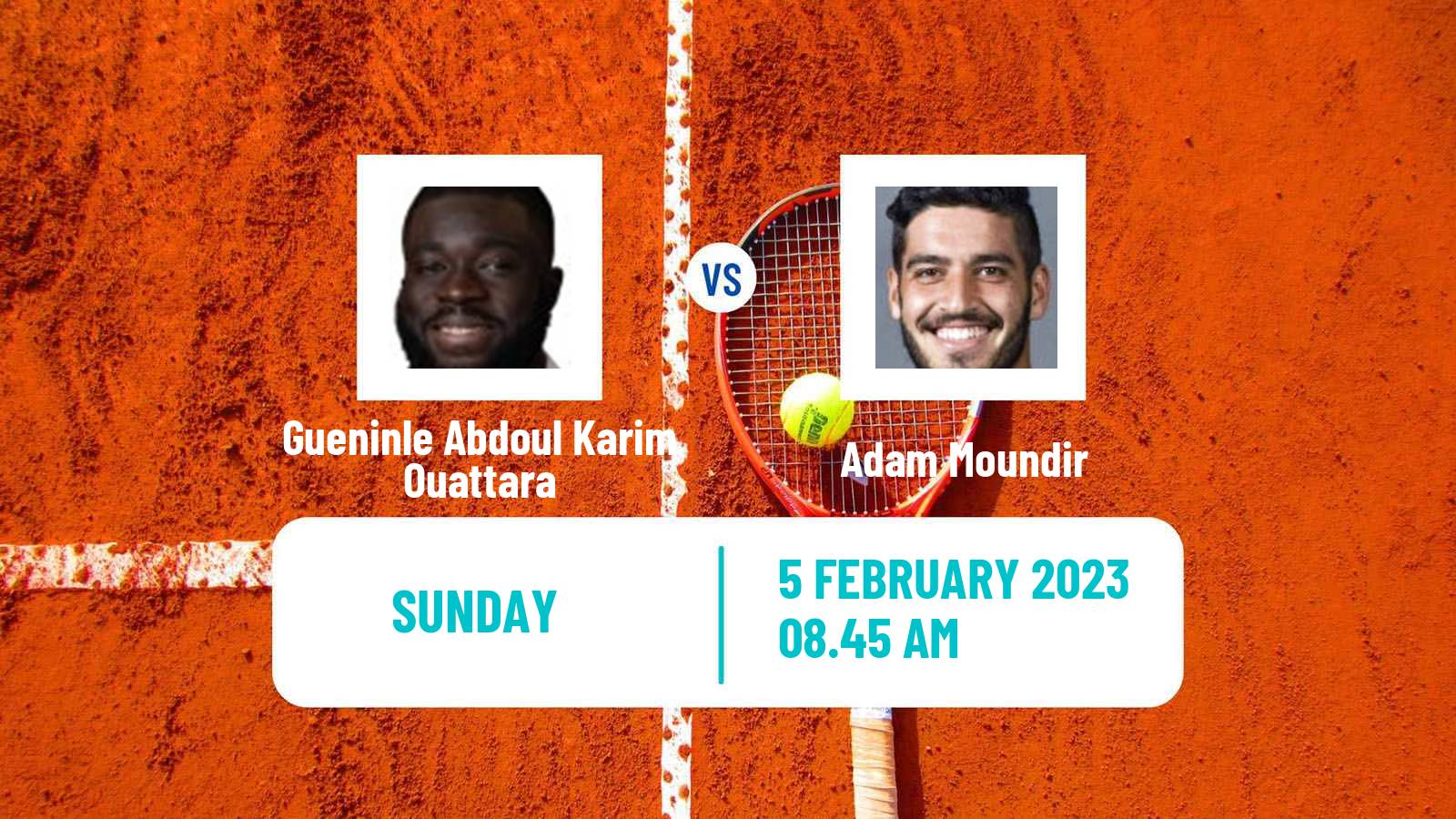 Tennis Davis Cup World Group II Gueninle Abdoul Karim Ouattara - Adam Moundir