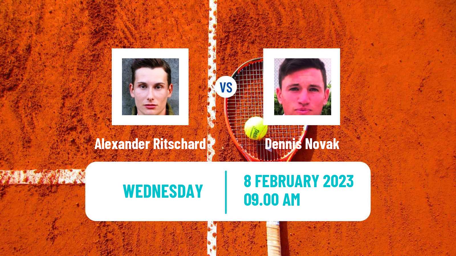 Tennis ATP Challenger Alexander Ritschard - Dennis Novak