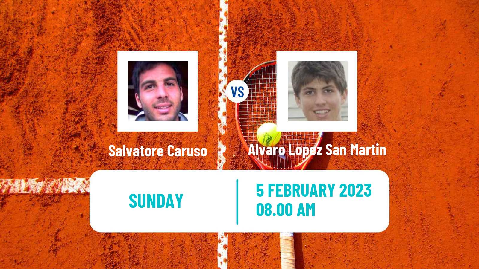 Tennis ATP Challenger Salvatore Caruso - Alvaro Lopez San Martin
