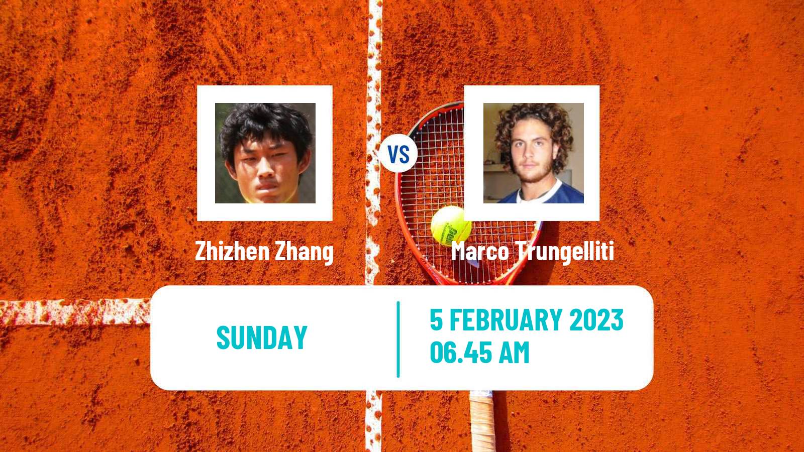 Tennis ATP Montpellier Zhizhen Zhang - Marco Trungelliti
