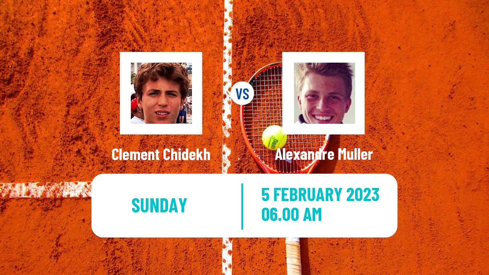 Tennis ATP Montpellier Clement Chidekh - Alexandre Muller