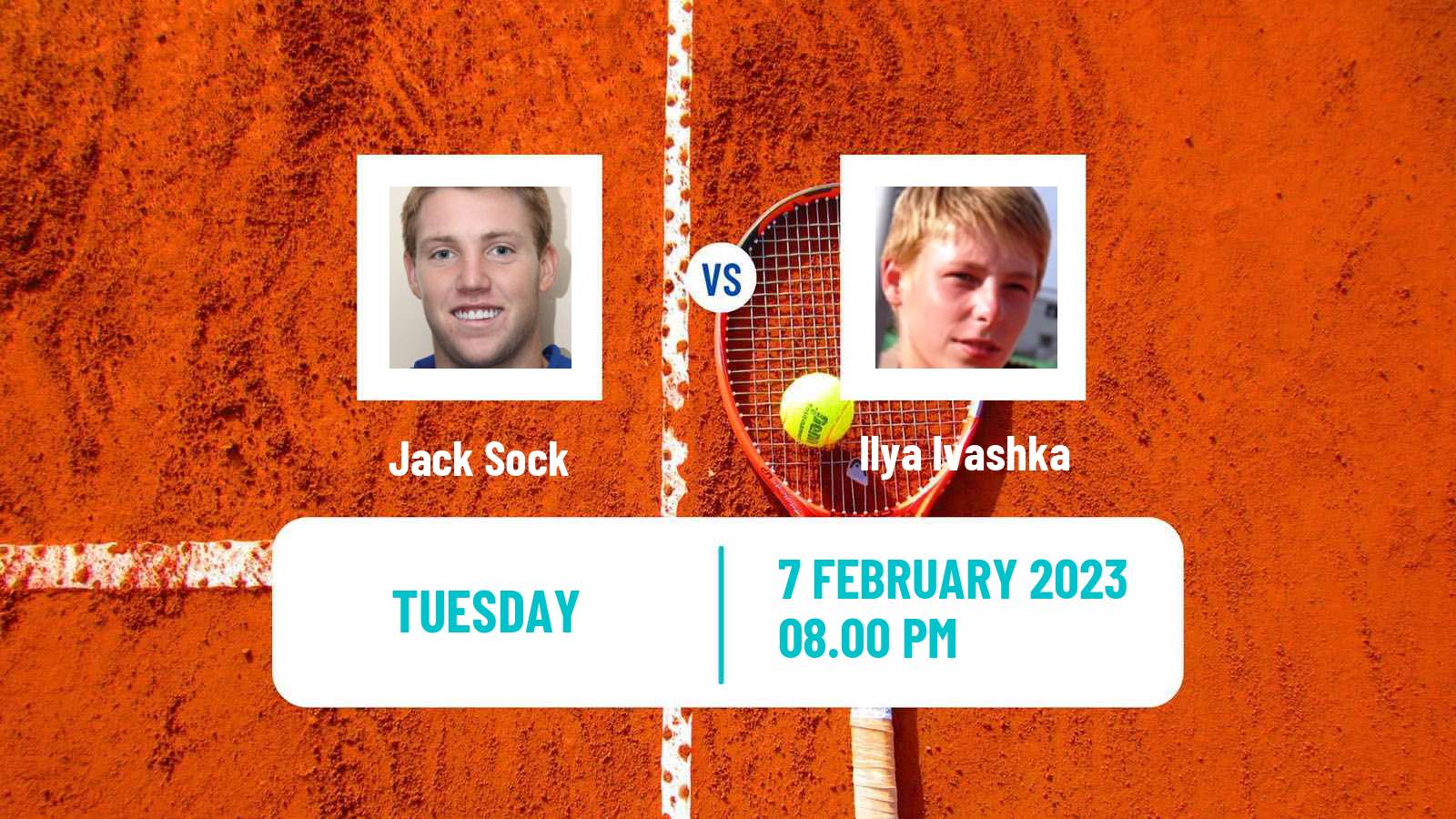 Tennis ATP Dallas Jack Sock - Ilya Ivashka