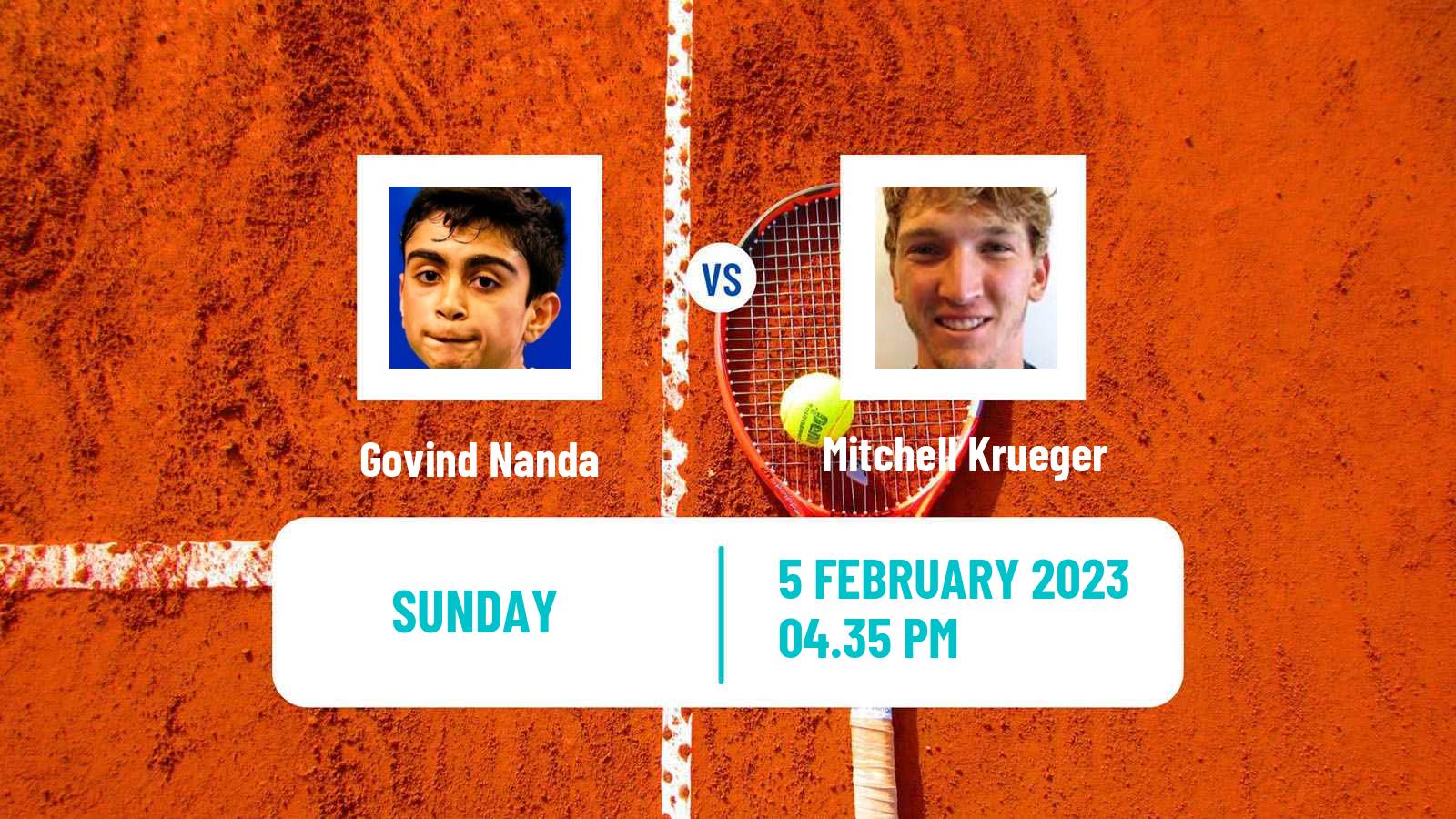 Tennis ATP Dallas Govind Nanda - Mitchell Krueger
