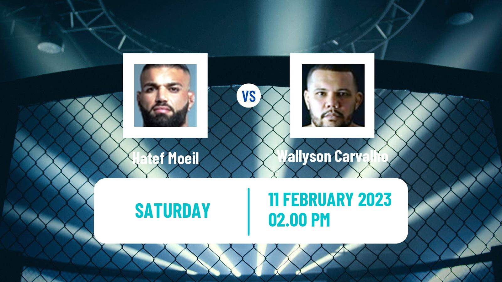 MMA MMA Hatef Moeil - Wallyson Carvalho