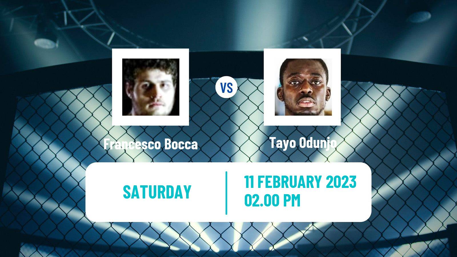 MMA MMA Francesco Bocca - Tayo Odunjo