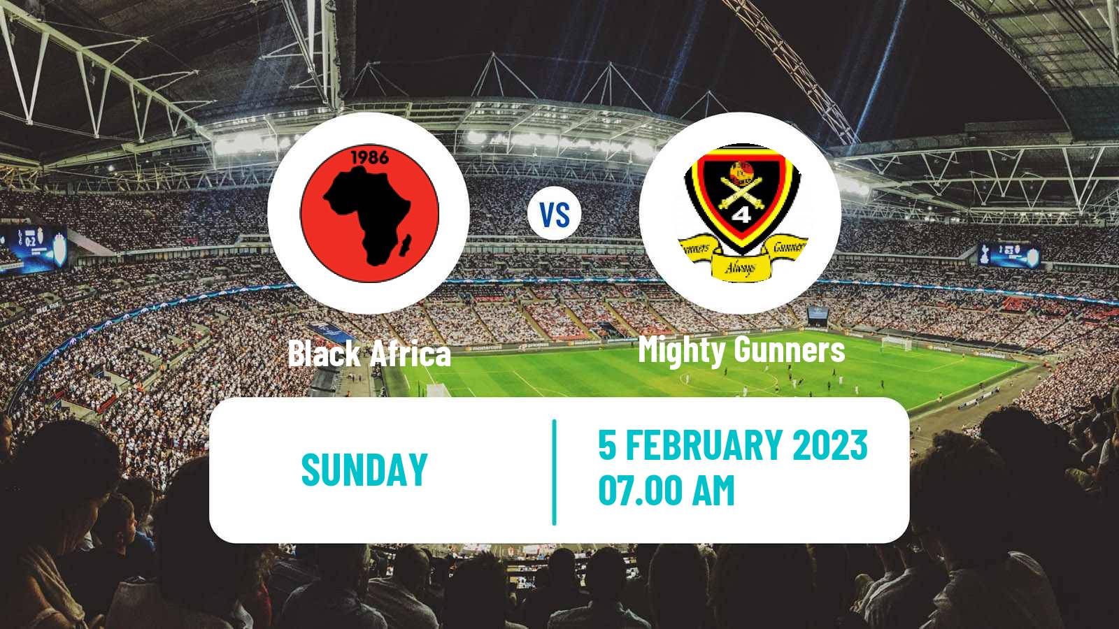 Soccer Namibia Premiership Black Africa - Mighty Gunners