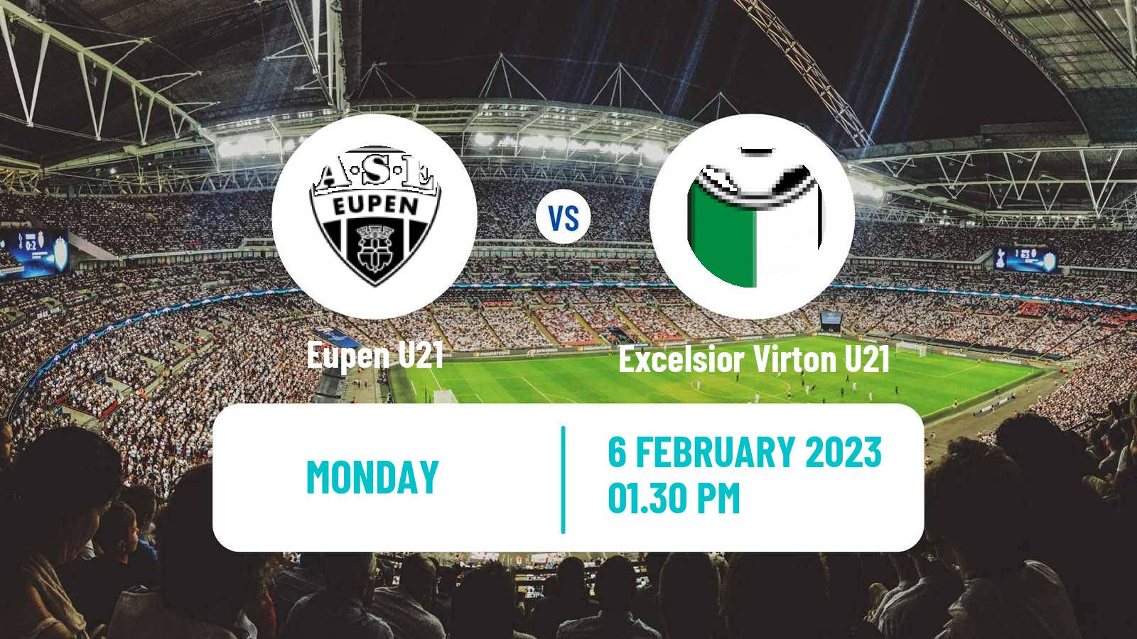 Soccer Belgian Pro League U21 Eupen U21 - Excelsior Virton U21