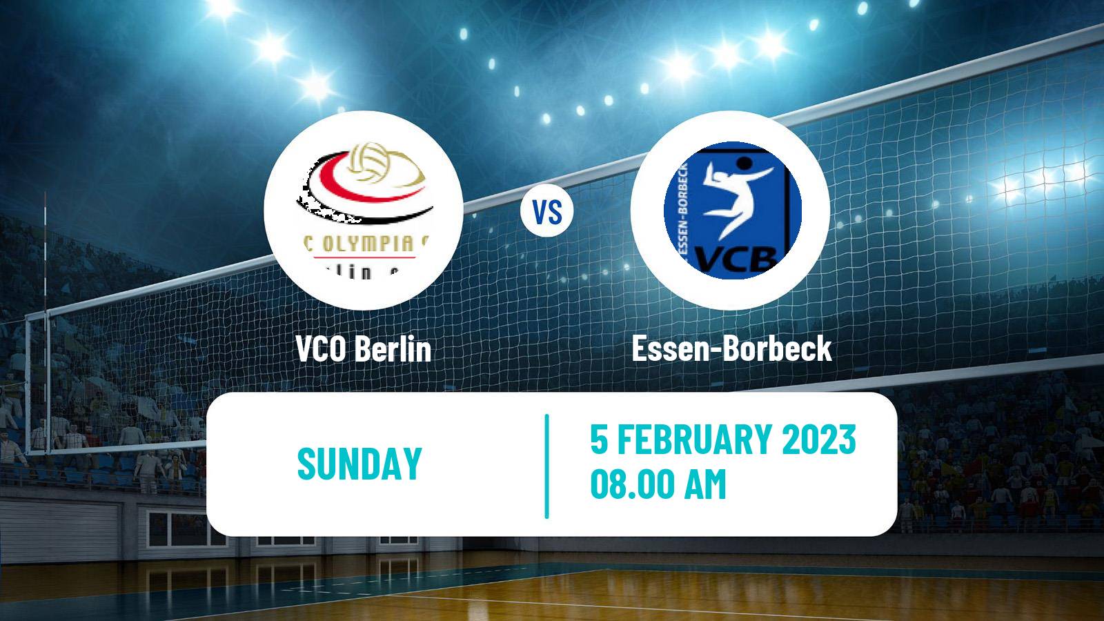 Volleyball German 2 Bundesliga North Volleyball Women VCO Berlin - Essen-Borbeck