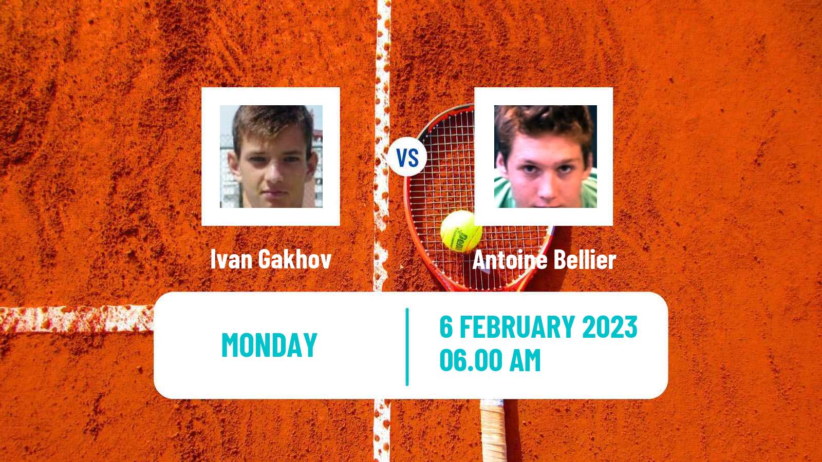 Tennis ATP Montpellier Ivan Gakhov - Antoine Bellier