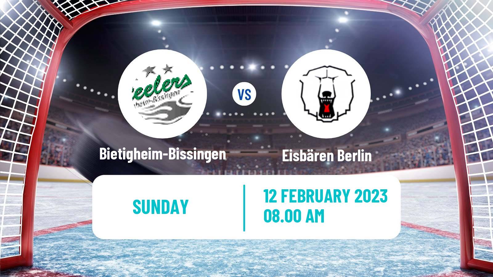 Hockey German Ice Hockey League Bietigheim-Bissingen - Eisbären Berlin