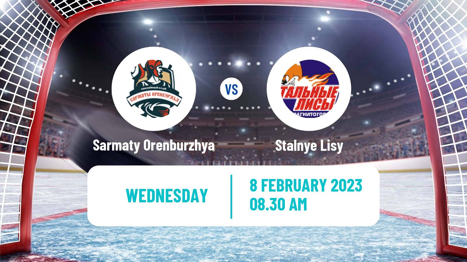 Hockey MHL Sarmaty Orenburzhya - Stalnye Lisy