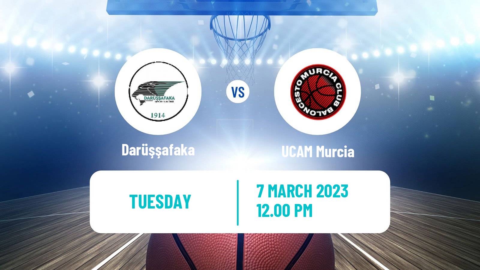 Basketball Champions League Basketball Darüşşafaka - UCAM Murcia