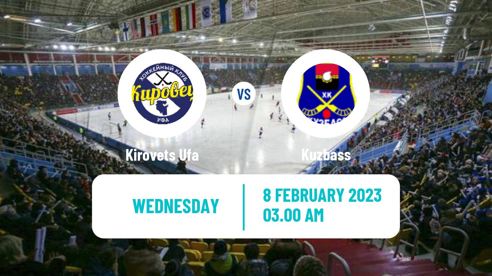 Bandy Russian Super League Bandy Kirovets Ufa - Kuzbass