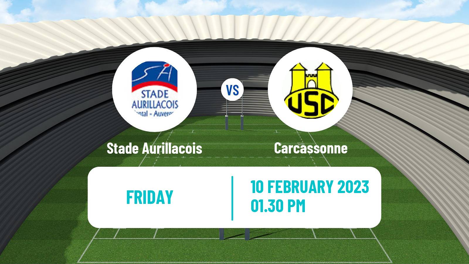 Rugby union French Pro D2 Stade Aurillacois - Carcassonne