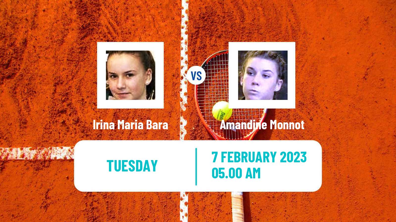 Tennis ITF Tournaments Irina Maria Bara - Amandine Monnot