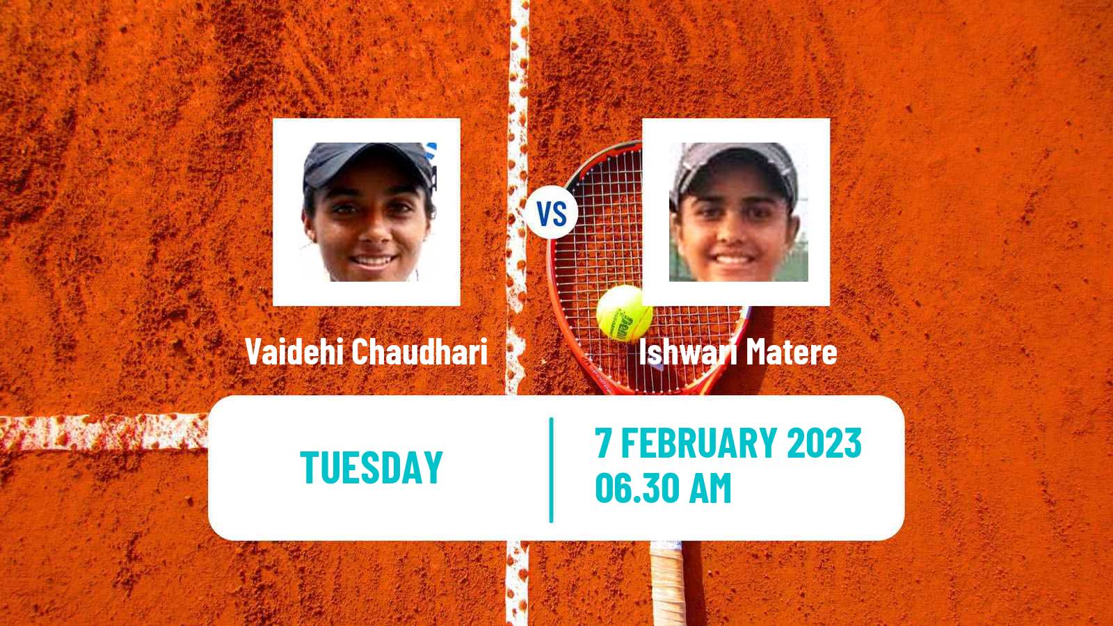 Tennis ITF Tournaments Vaidehi Chaudhari - Ishwari Matere