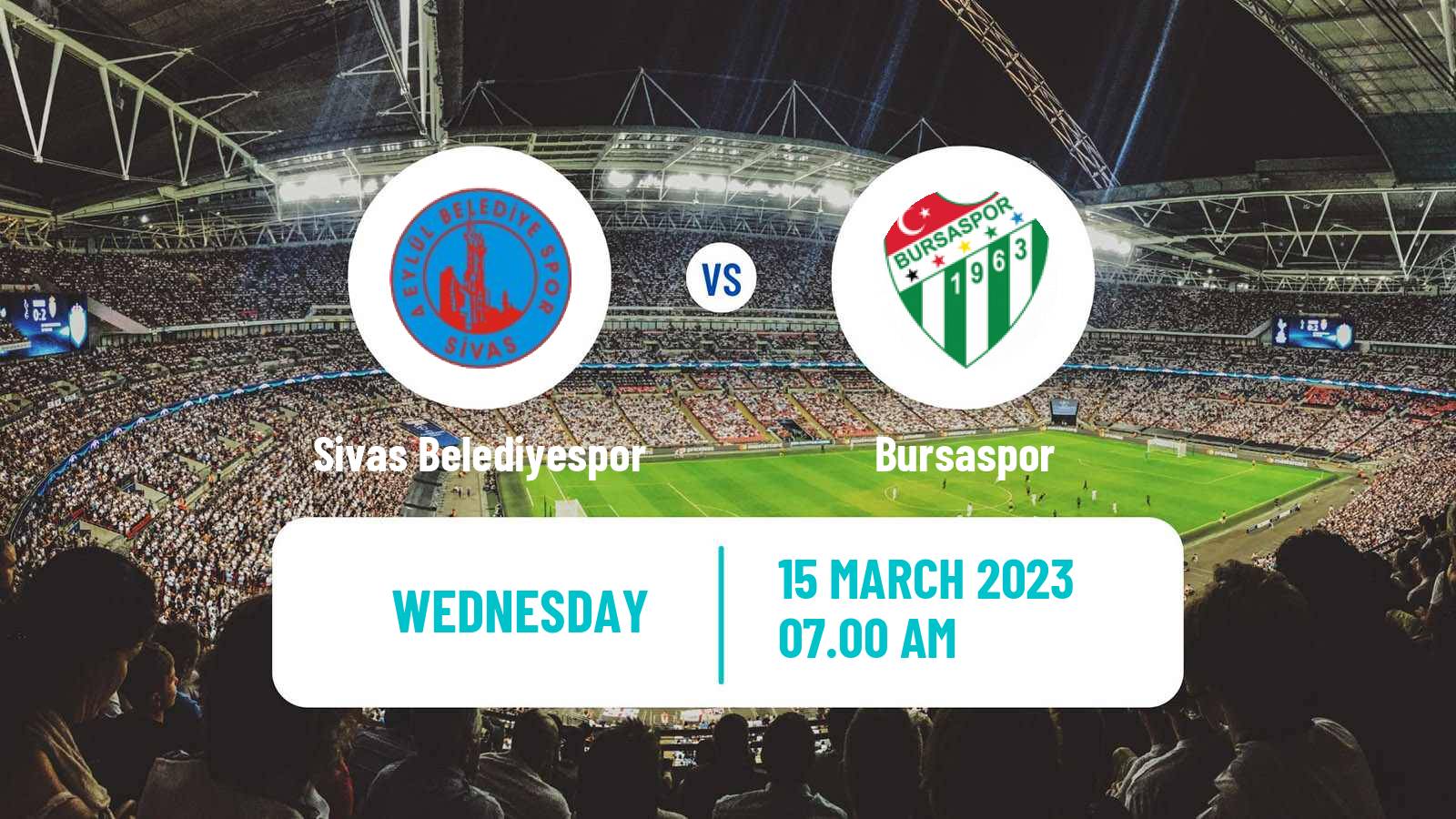 Soccer Turkish Second League White Group Sivas Belediyespor - Bursaspor