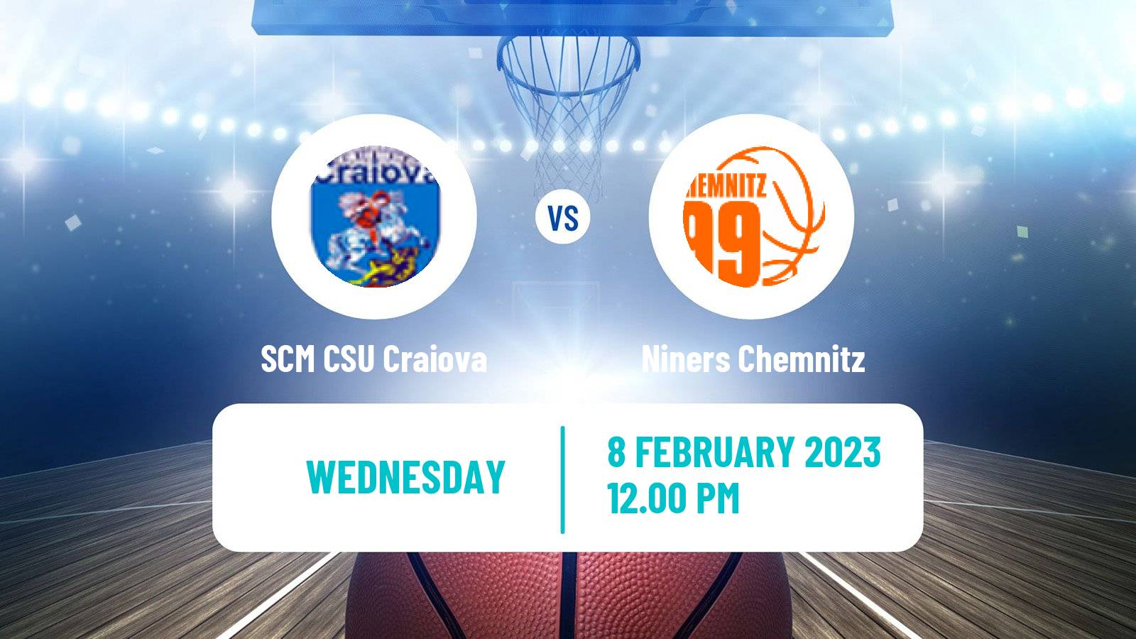 Basketball FIBA Europe Cup SCM CSU Craiova - Niners Chemnitz