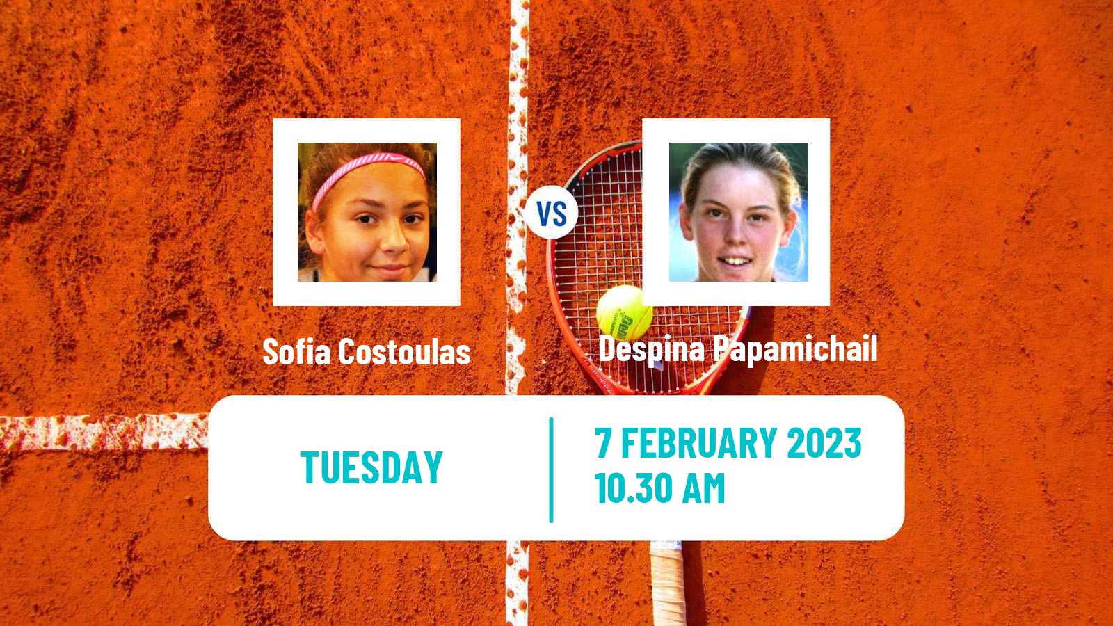 Tennis ITF Tournaments Sofia Costoulas - Despina Papamichail