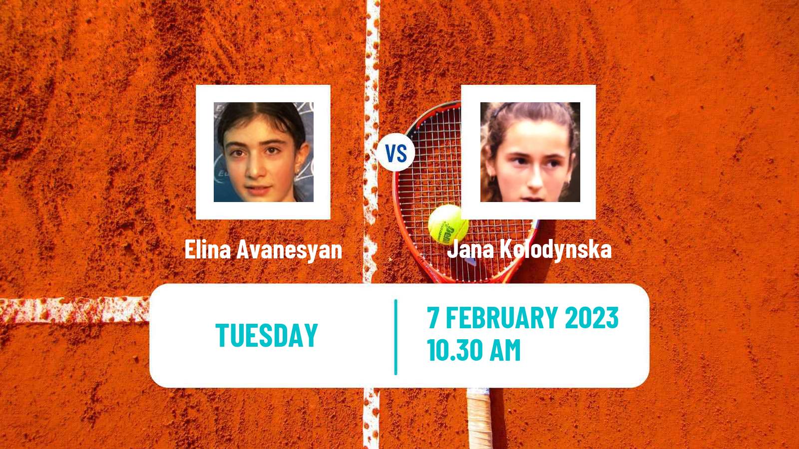 Tennis ITF Tournaments Elina Avanesyan - Jana Kolodynska