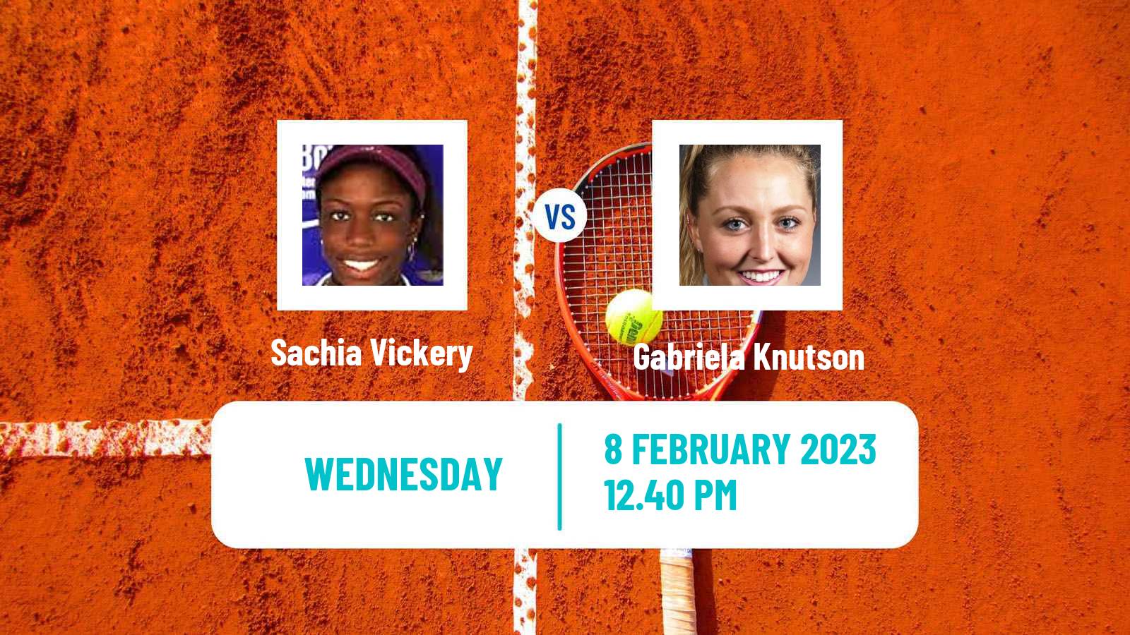Tennis ITF Tournaments Sachia Vickery - Gabriela Knutson
