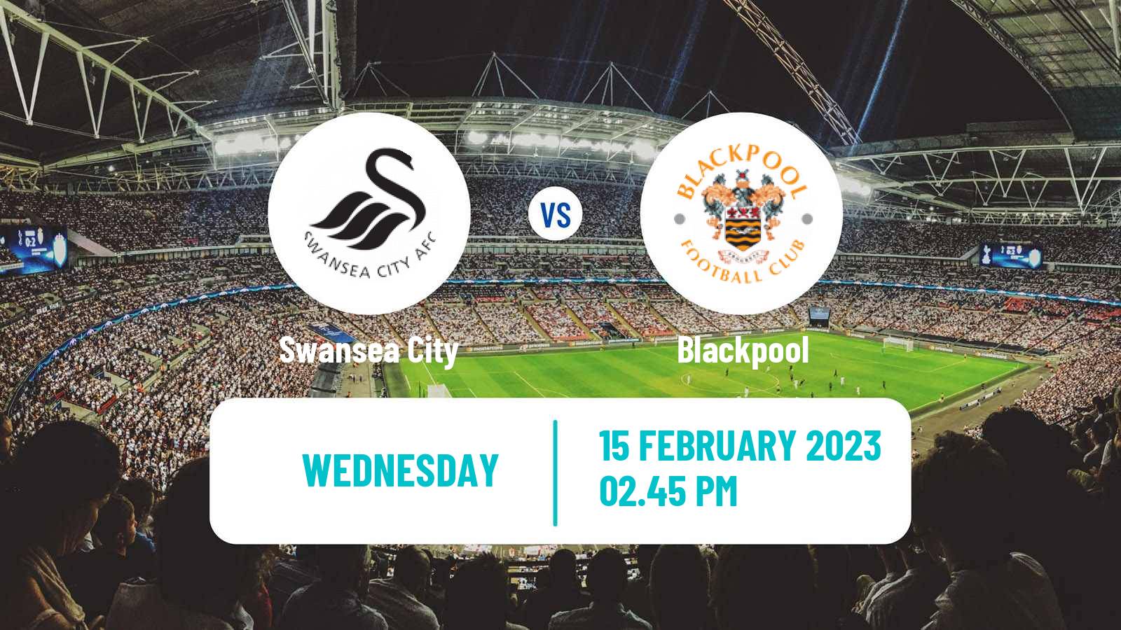 Soccer English League Championship Swansea City - Blackpool