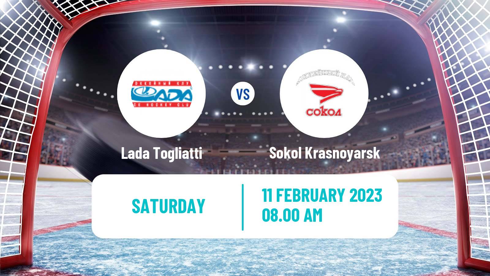 Hockey VHL Lada Togliatti - Sokol Krasnoyarsk