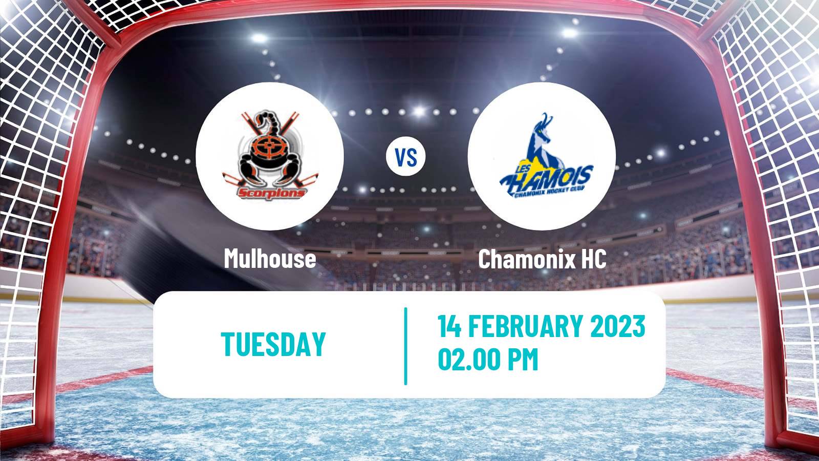 Hockey French Ligue Magnus Mulhouse - Chamonix