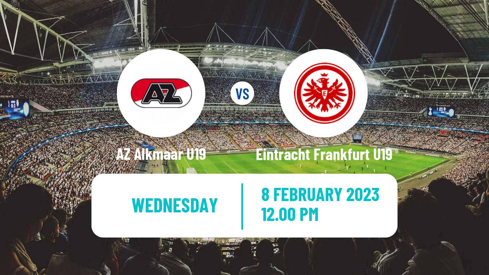Soccer UEFA Youth League AZ Alkmaar U19 - Eintracht Frankfurt U19