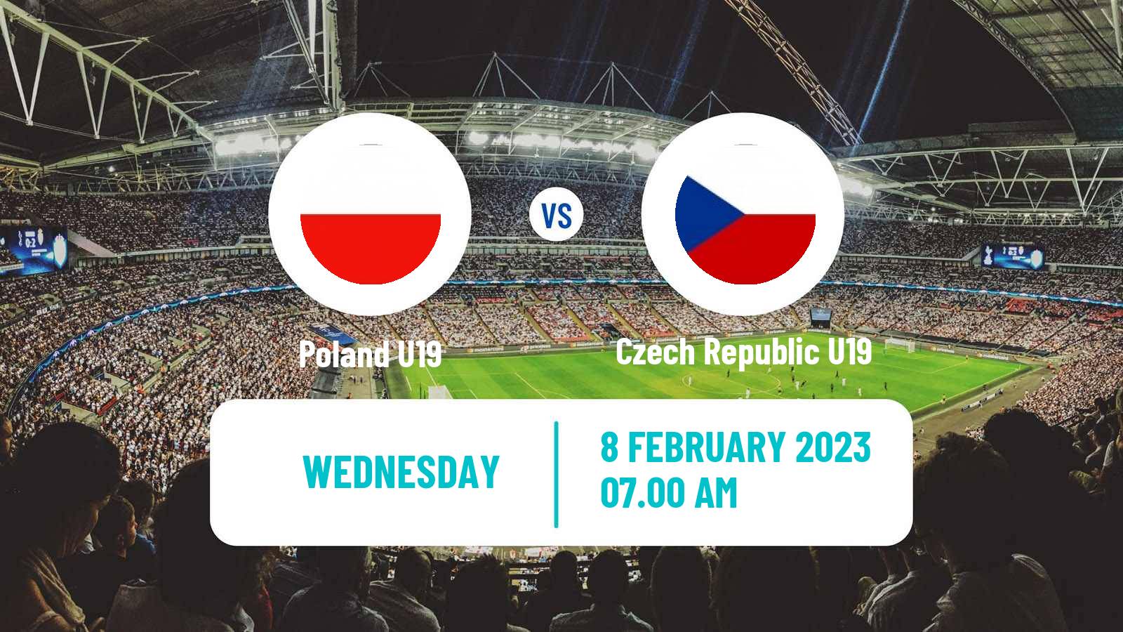 Soccer Friendly Poland U19 - Czech Republic U19