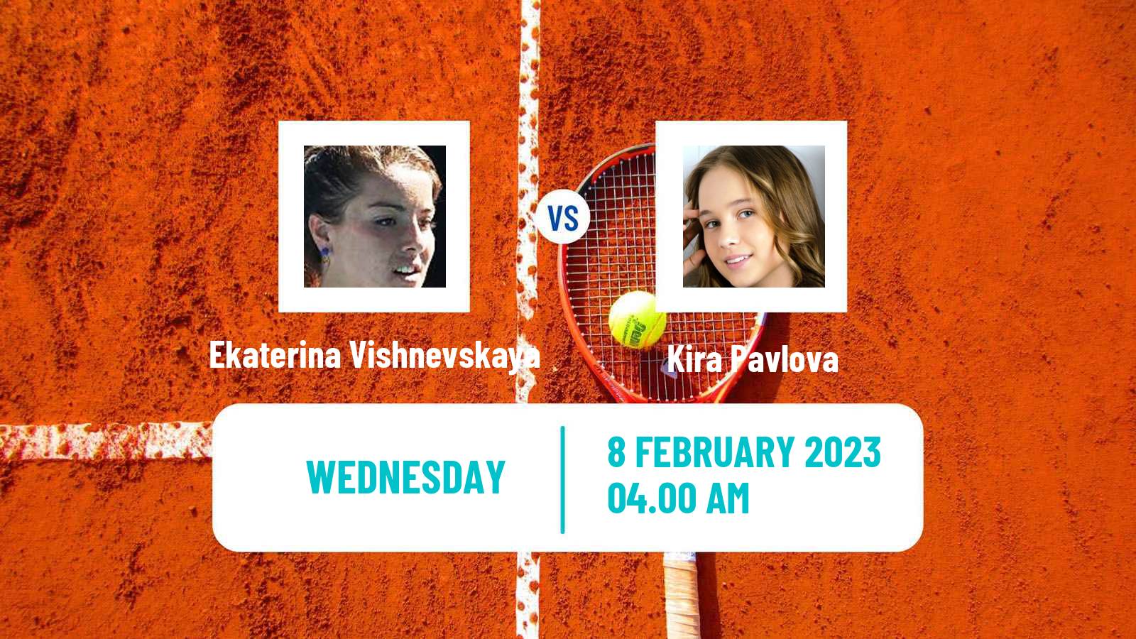 Tennis ITF Tournaments Ekaterina Vishnevskaya - Kira Pavlova