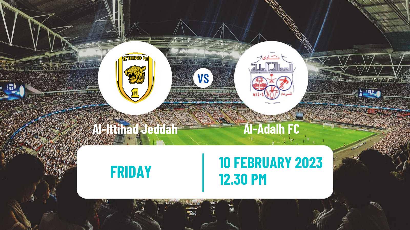 Soccer Saudi Professional League Al-Ittihad Jeddah - Al-Adalh