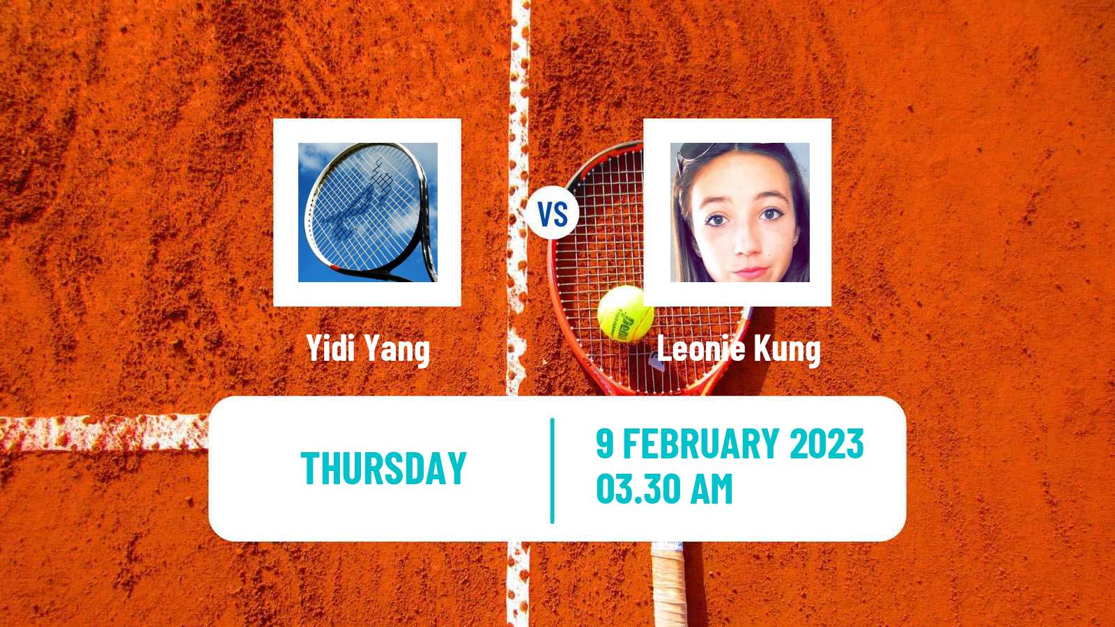 Tennis ITF Tournaments Yidi Yang - Leonie Kung