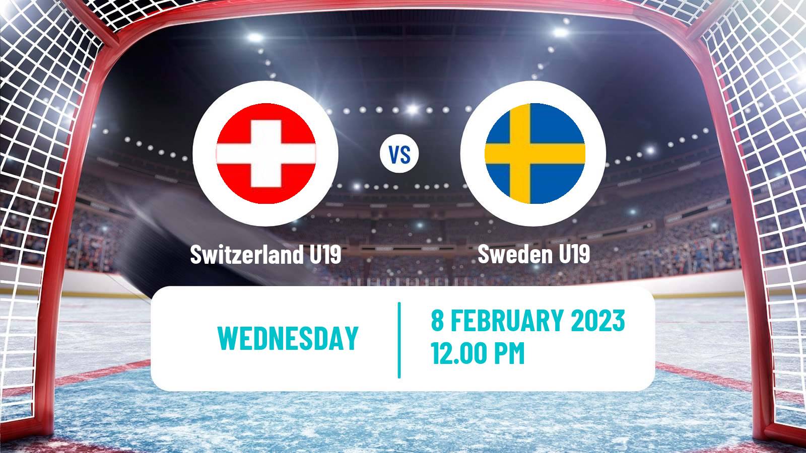 Hockey Friendly International Ice Hockey Switzerland U19 - Sweden U19