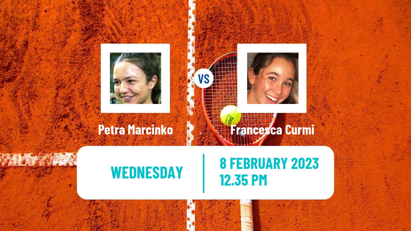 Tennis ITF Tournaments Petra Marcinko - Francesca Curmi