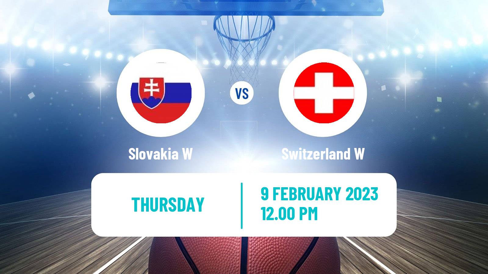 Basketball EuroBasket Women Slovakia W - Switzerland W